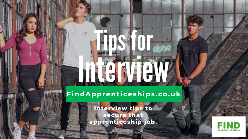 Apprentice interview tips